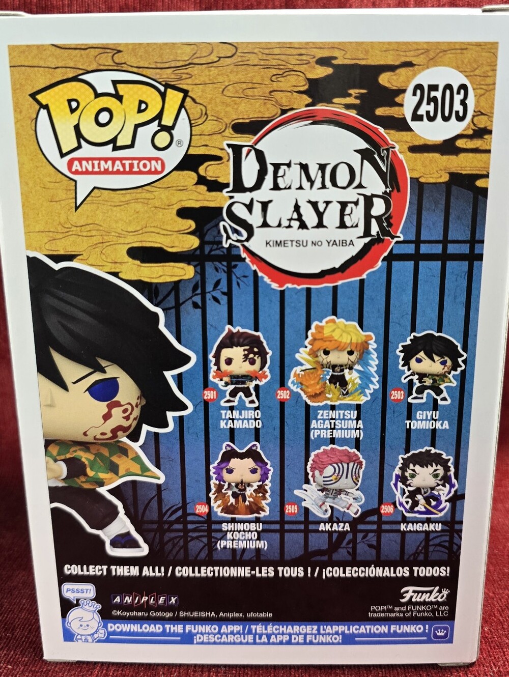 Funko Pop! Vinyl: Giyu Tomioka # 2503 (Nib) With Pop Protector - Picture 7 of 7